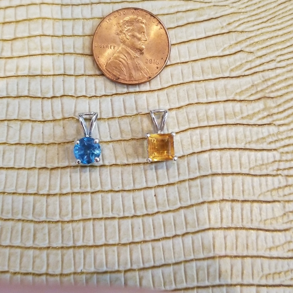 Semi precious stone pendants